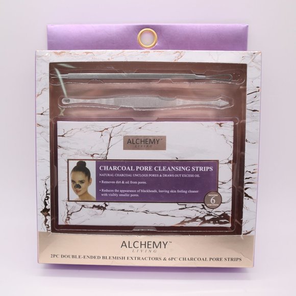 Alchemy Living 2 pc blemish extractors and 6 pc pore strips new - Picture 1 of 6